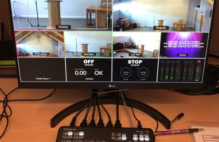 Livestream Installation at Cornton Baptist Church
